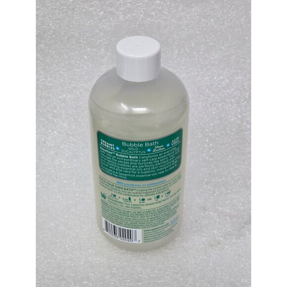 Aquation Bubble Bath Relieve 12 Oz Shea & Aloe Wild Eucalyptus - Picture 2 of 2